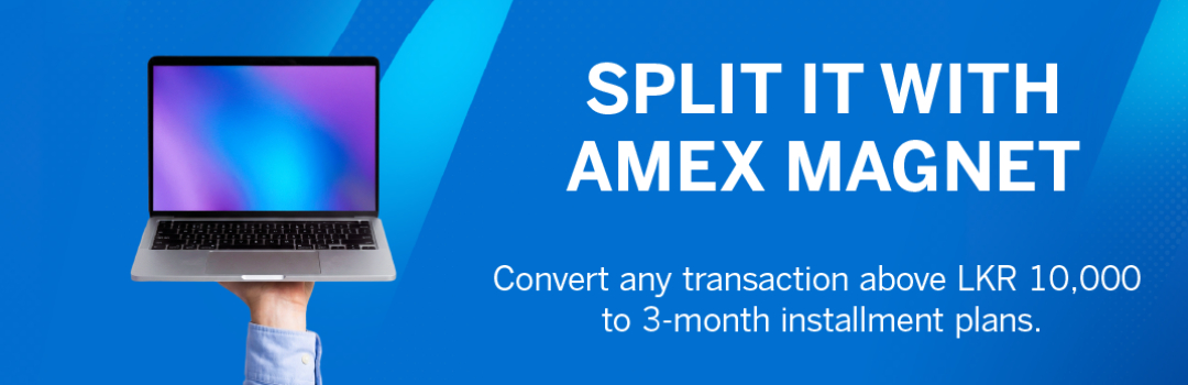 Split it with amex magnet card